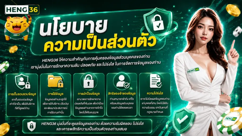 นโยบายความเป็นส่วนตัว HENG36